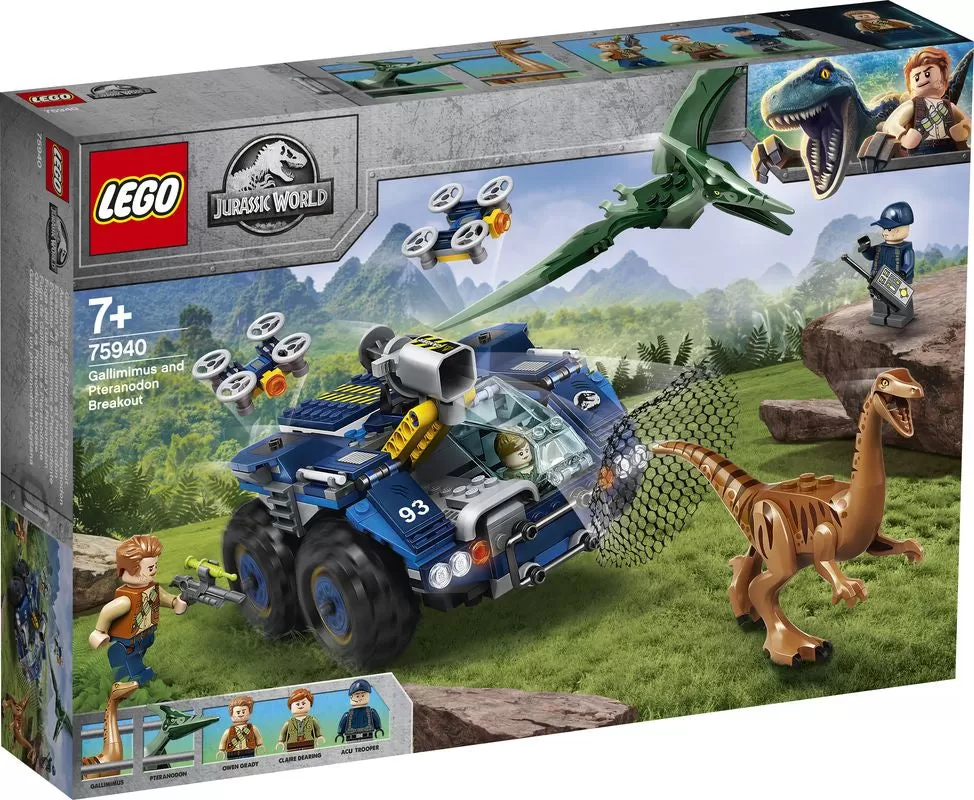 - 75940 JURASSIC WORLD GALLIMIMUS AND PTERANODON BREAKOUT