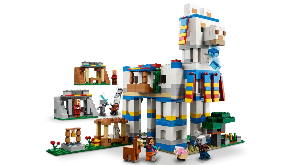 - 21188 MINECRAFT THE LLAMA VILLAGE