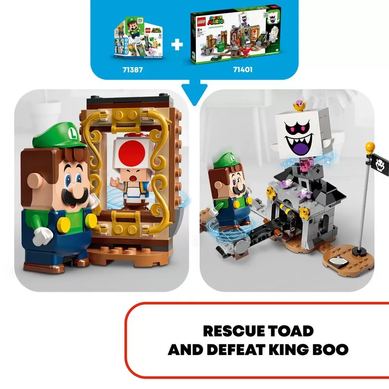 - 71401 SUPER MARIO LUIGIS MANSION HAUNT-AND-SEEK EXPANSION SET