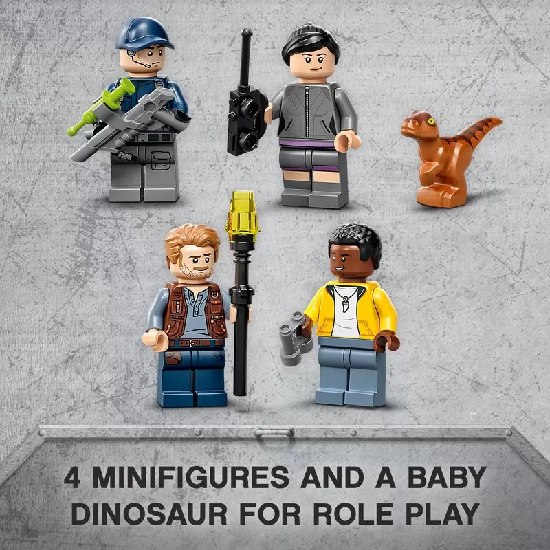 - 76942 JURASSIC WORLD BARYONYX DINOSAUR BOAT ESCAPE
