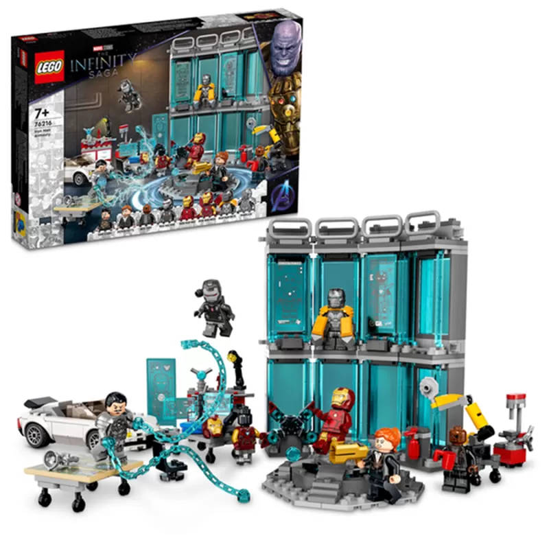 - 76216 SUPER HEROES MARVEL IRON MAN ARMORY