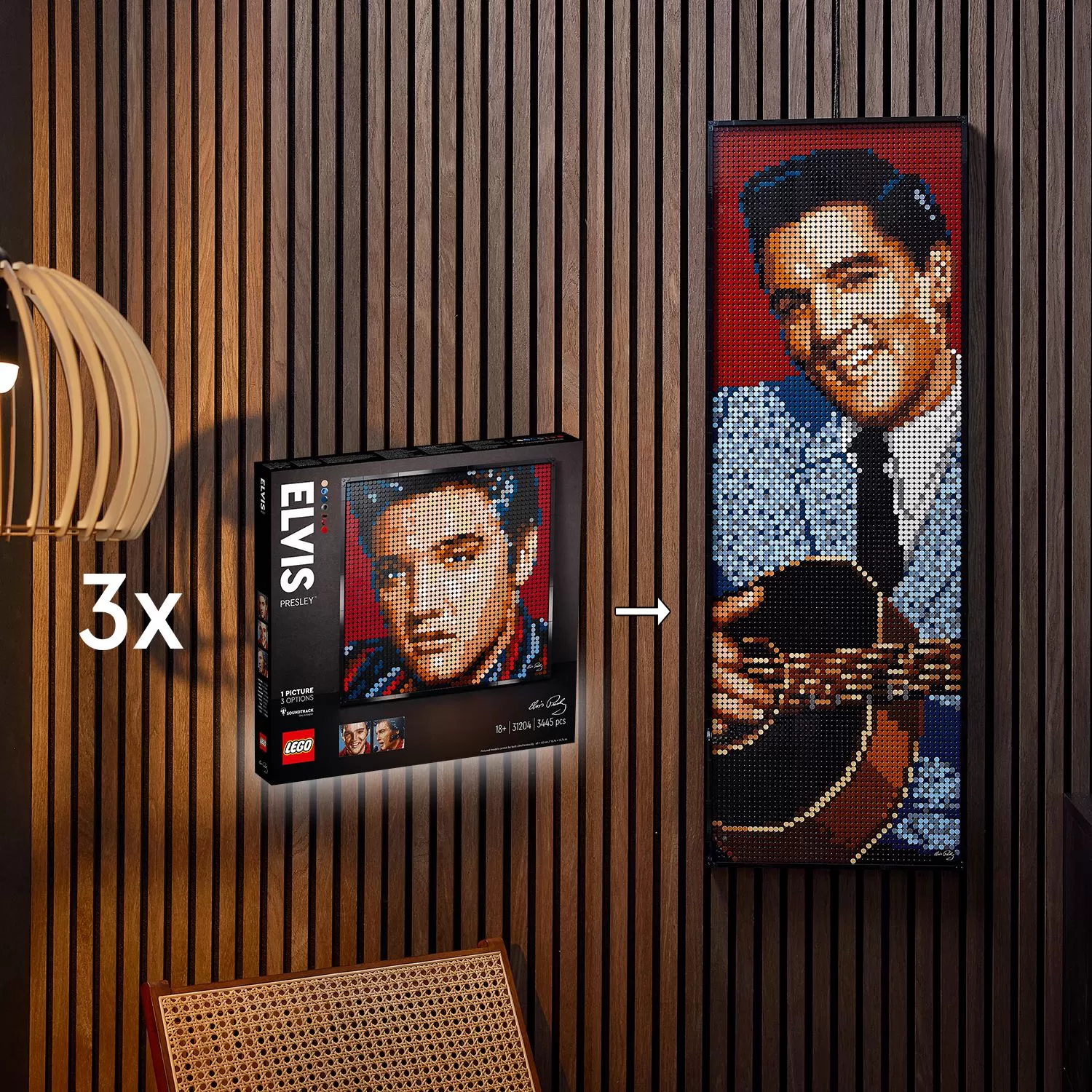 - ART ELVIS PRESLEY THE KING 31204 BUILDING KIT