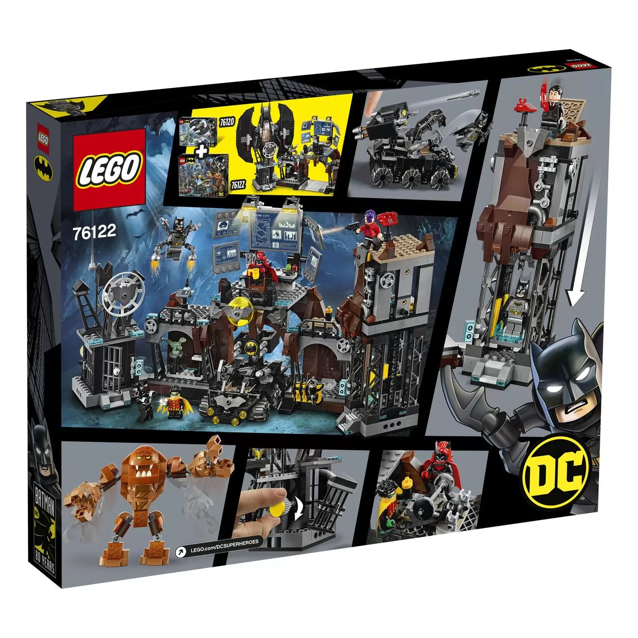 - 76122 DC SUPER HEROES BATCAVE CLAYFACE INVASION