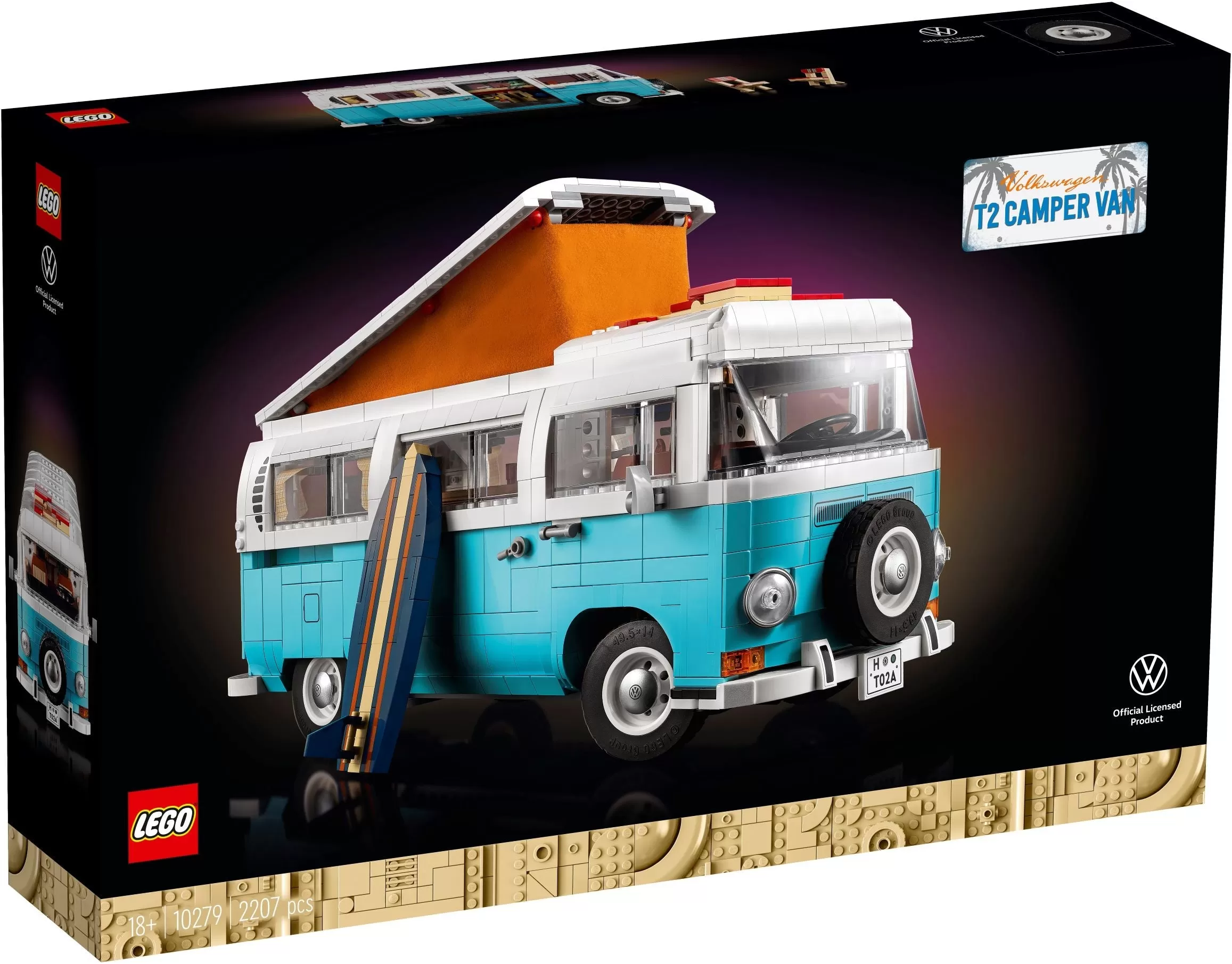 - 10279 ICONS VOLKSWAGEN T2 CAMPER VAN