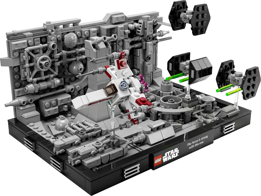 - - DEATH STAR TRENCH RUN DIORAMA 75329 BUILDING KIT
