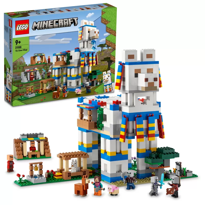 - 21188 MINECRAFT THE LLAMA VILLAGE