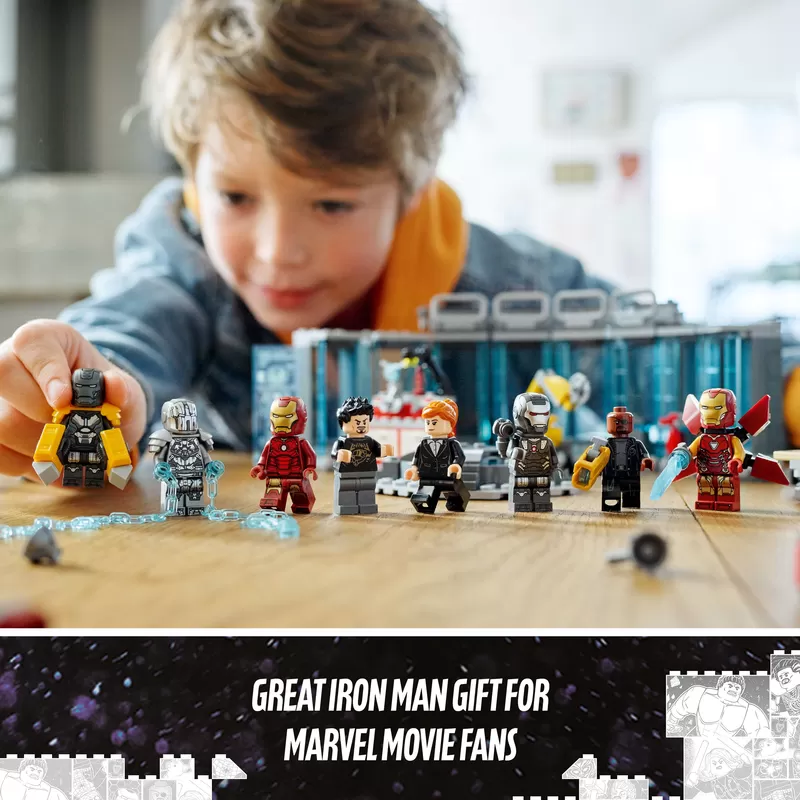 - 76216 SUPER HEROES MARVEL IRON MAN ARMORY