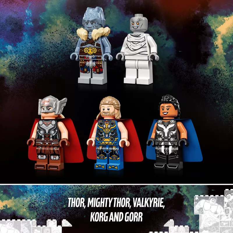 - 76208 SUPER HEROES MARVEL THOR THE GOAT BOAT