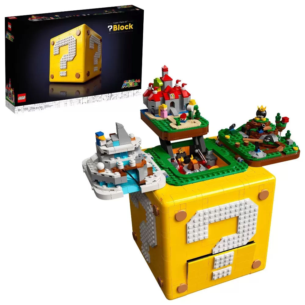 - 71395 SUPER MARIO 64 QUESTION MARK BLOCK