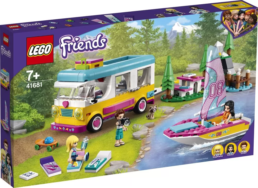- 41681 FRIENDS FOREST CAMPER VAN AND SAILBOAT