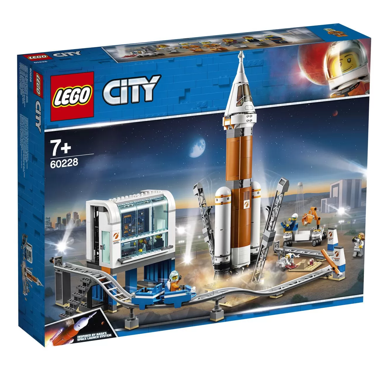 - 60228 CITY DEEP SPACE ROCKET AND LAUNCH CONTROL