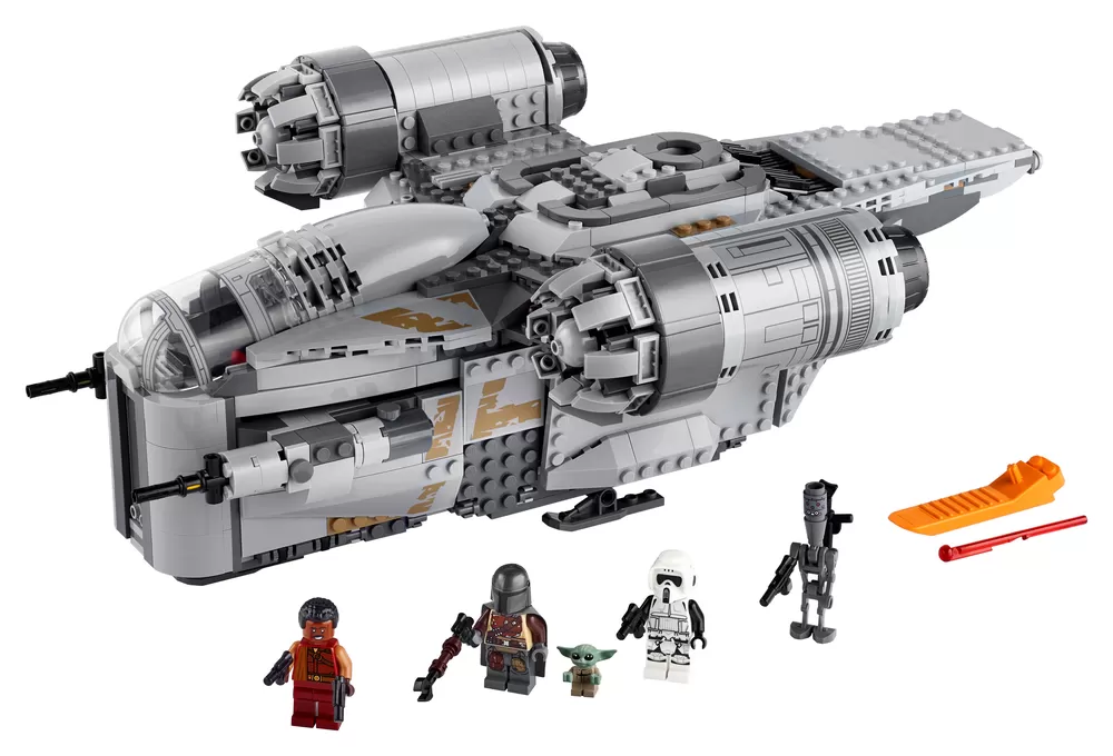 - -: THE MANDALORIAN THE RAZOR CREST 75292 BUILDING KIT