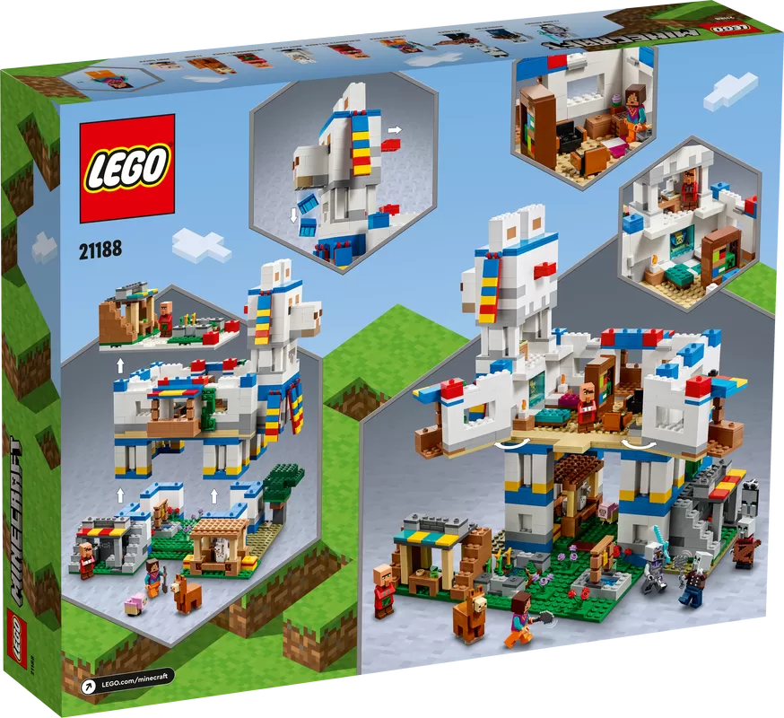 - 21188 MINECRAFT THE LLAMA VILLAGE