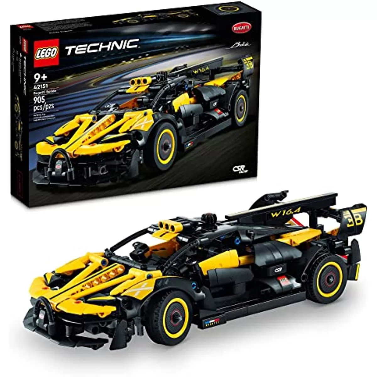 - Technic Bugatti Bolide Racing Car 42151, Model Building Set, Race Engineering Toys, Collectible Iconic Sports Vehicle Construction Kit