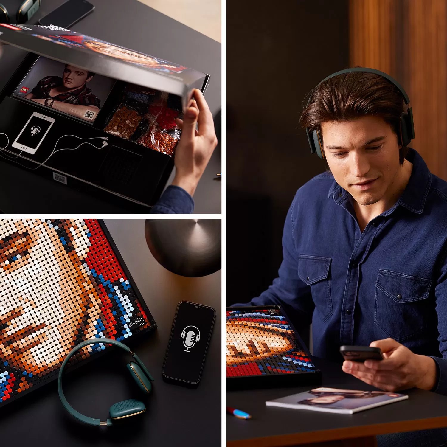 - ART ELVIS PRESLEY THE KING 31204 BUILDING KIT