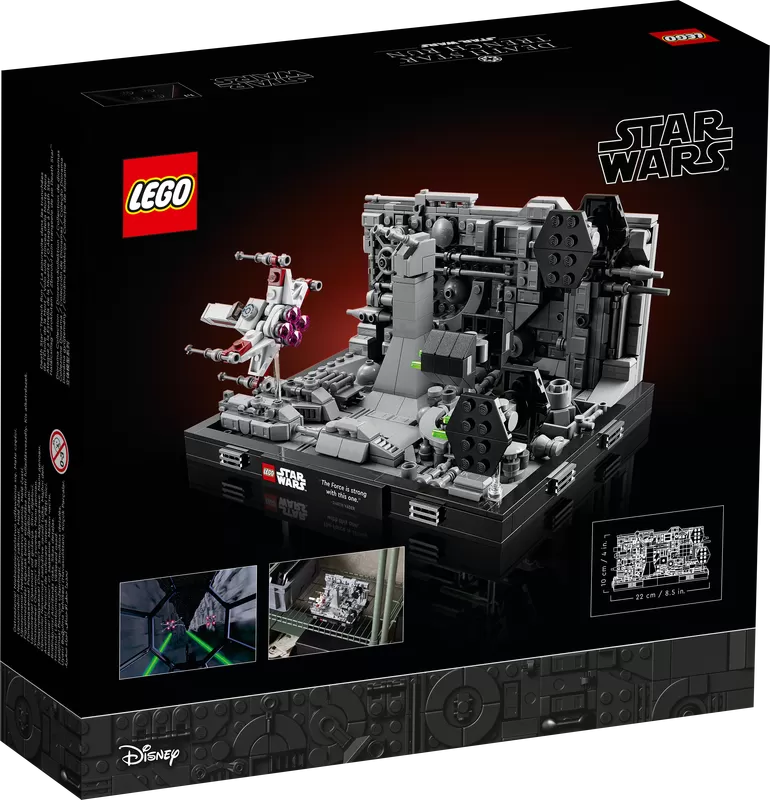 - - DEATH STAR TRENCH RUN DIORAMA 75329 BUILDING KIT