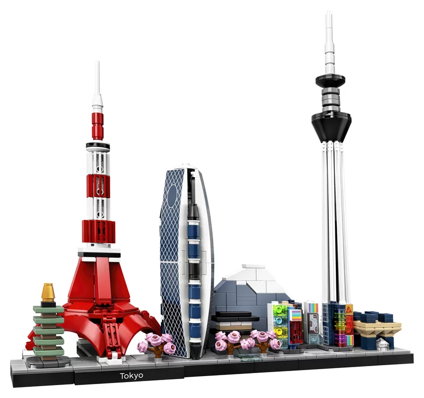 - ARCHITECTURE SKYLINES: TOKYO 21051 BUILDING KIT