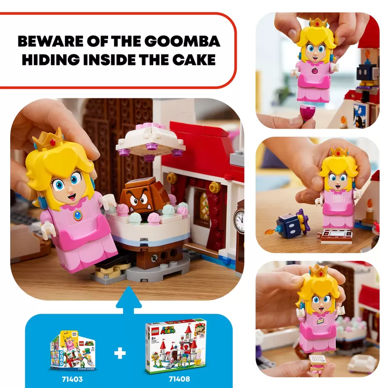 - 71408 SUPER MARIO PEACH'S CASTLE EXPANSION SET