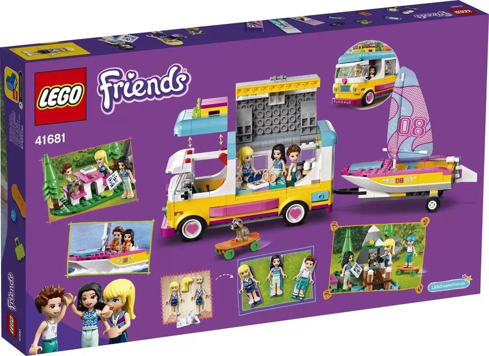 - 41681 FRIENDS FOREST CAMPER VAN AND SAILBOAT