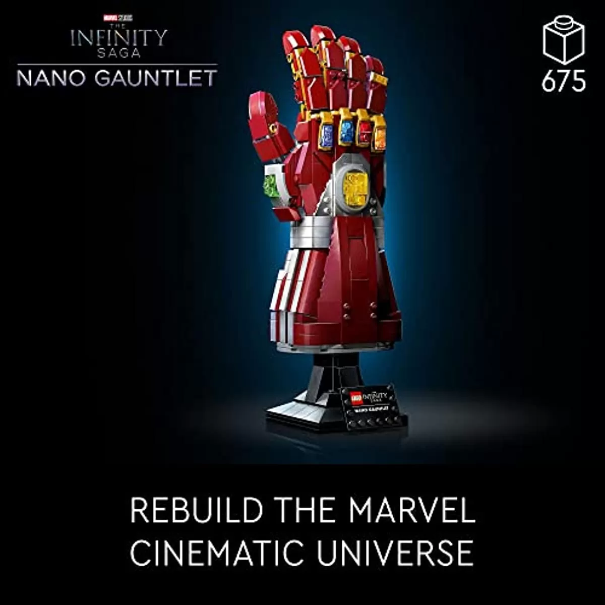 - Marvel Nano Gauntlet 76223 Iron Man Building Set for Adults (680 Pieces)