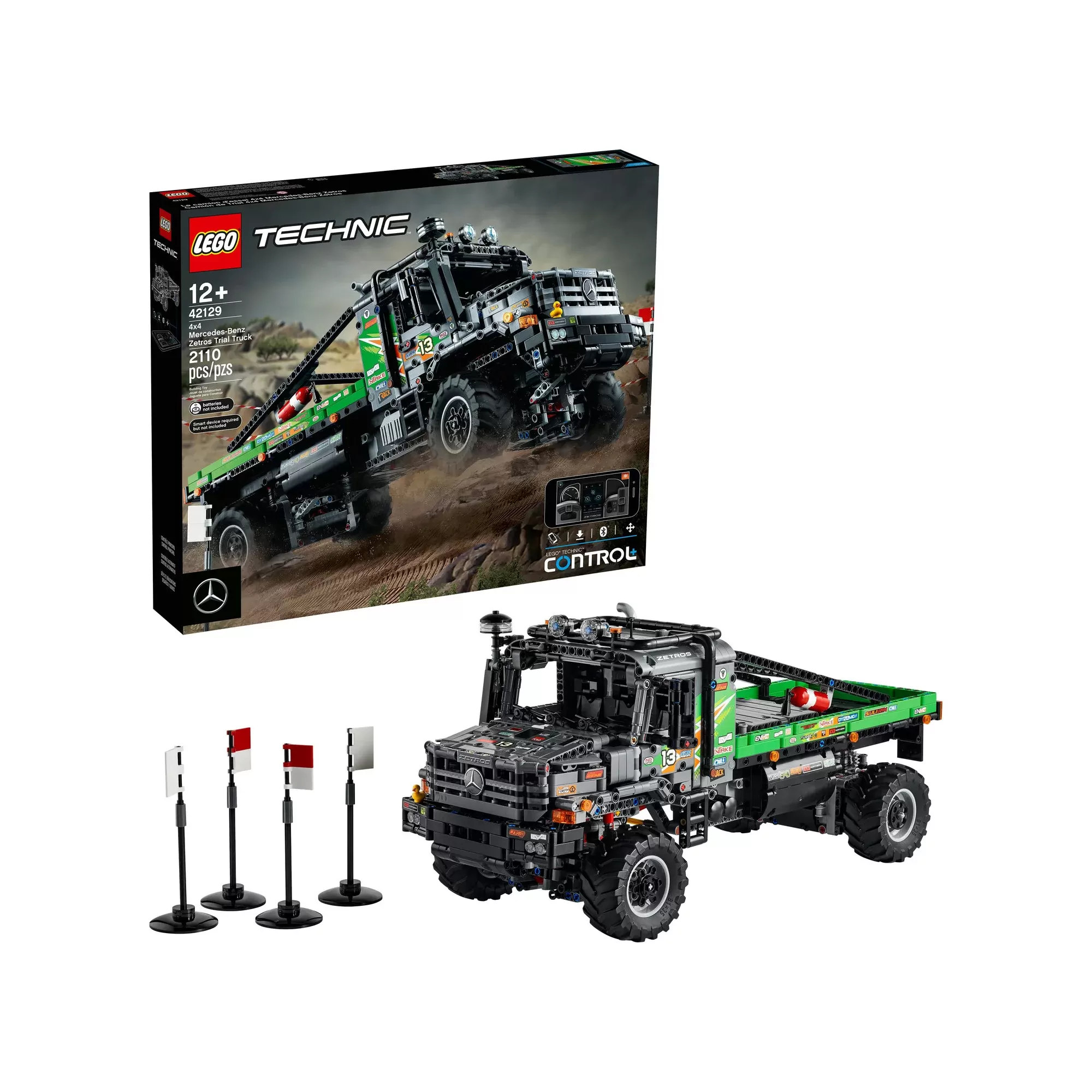 - TECHNIC APP-CONTROLLED 4X4 MERCEDES-BENZ ZETROS TRIAL TRUCK 42129