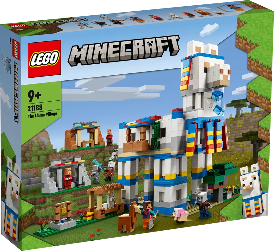 - 21188 MINECRAFT THE LLAMA VILLAGE