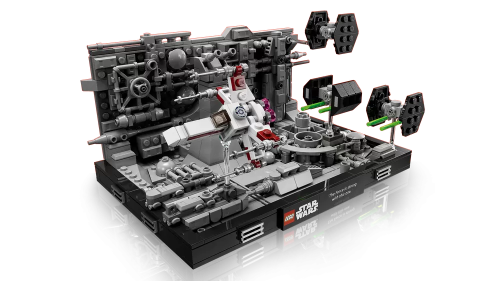 - - DEATH STAR TRENCH RUN DIORAMA 75329 BUILDING KIT