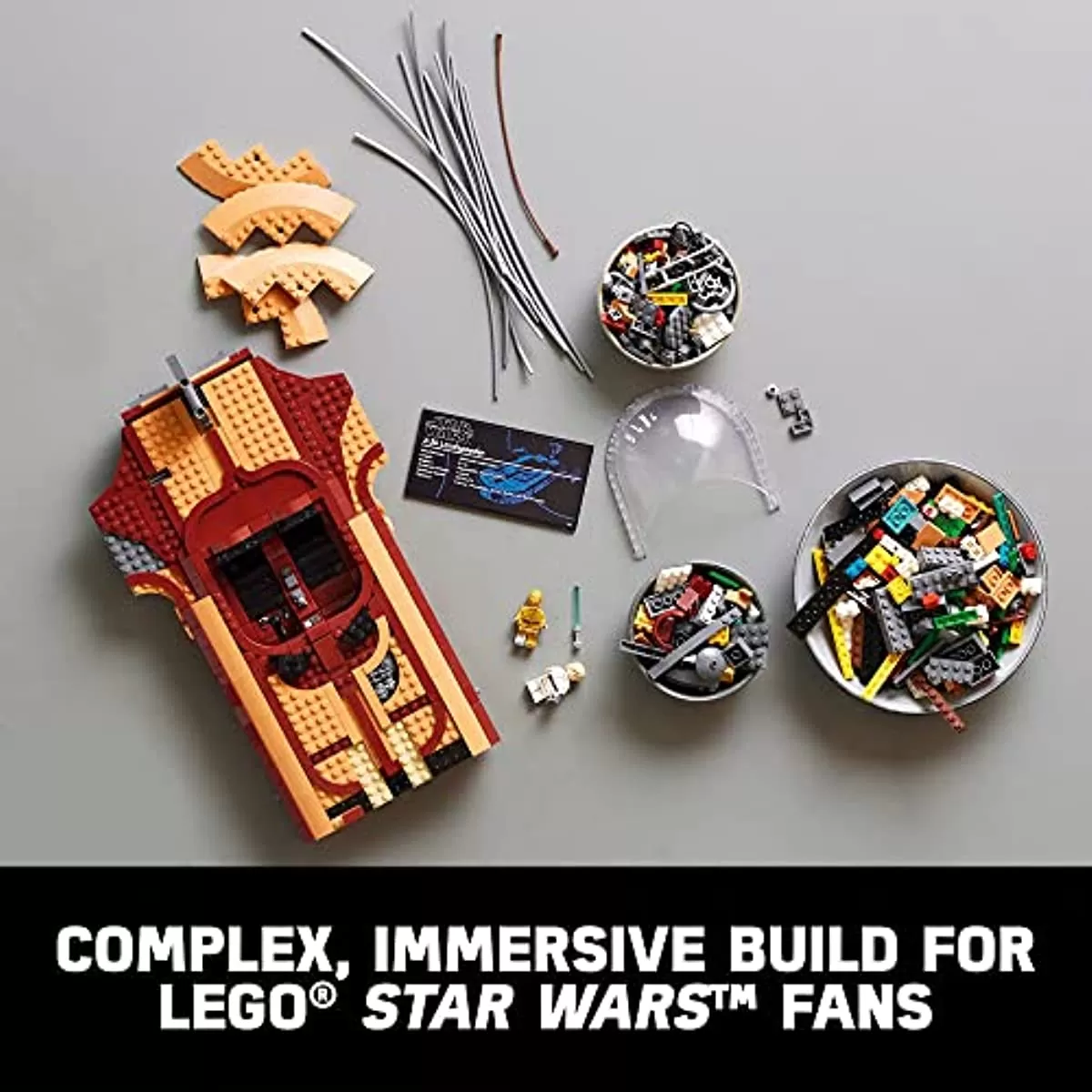 - Star Wars Luke Skywalker’s Landspeeder 75341 Collectible Building Display Set for Adult Fans of Star Wars (1,890 Pieces)