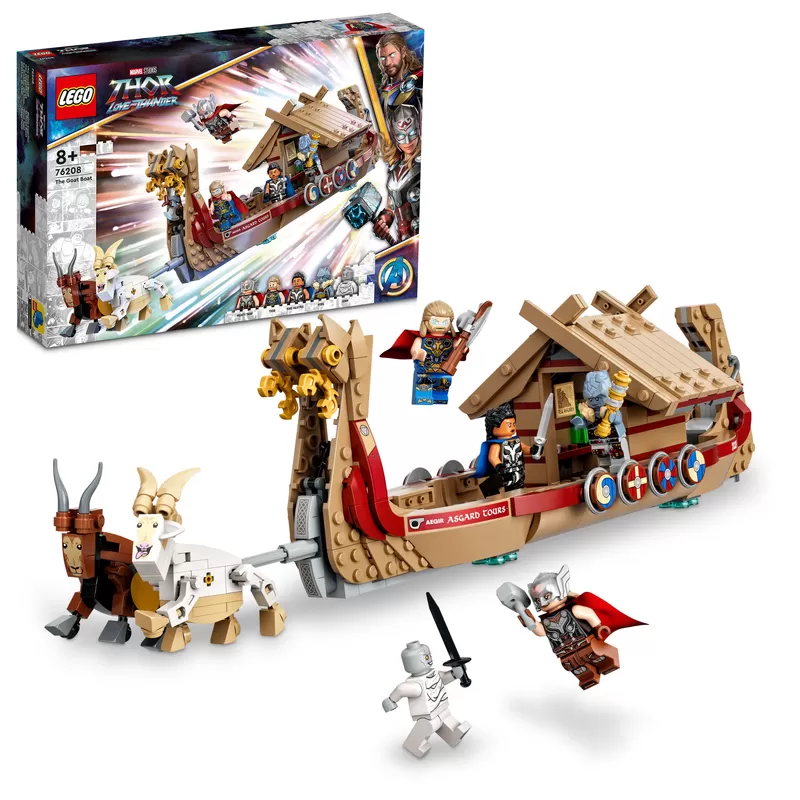 - 76208 SUPER HEROES MARVEL THOR THE GOAT BOAT