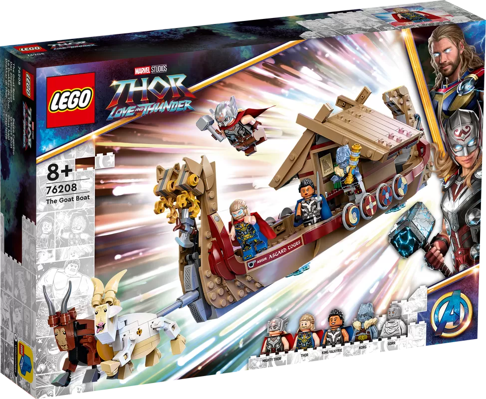 - 76208 SUPER HEROES MARVEL THOR THE GOAT BOAT