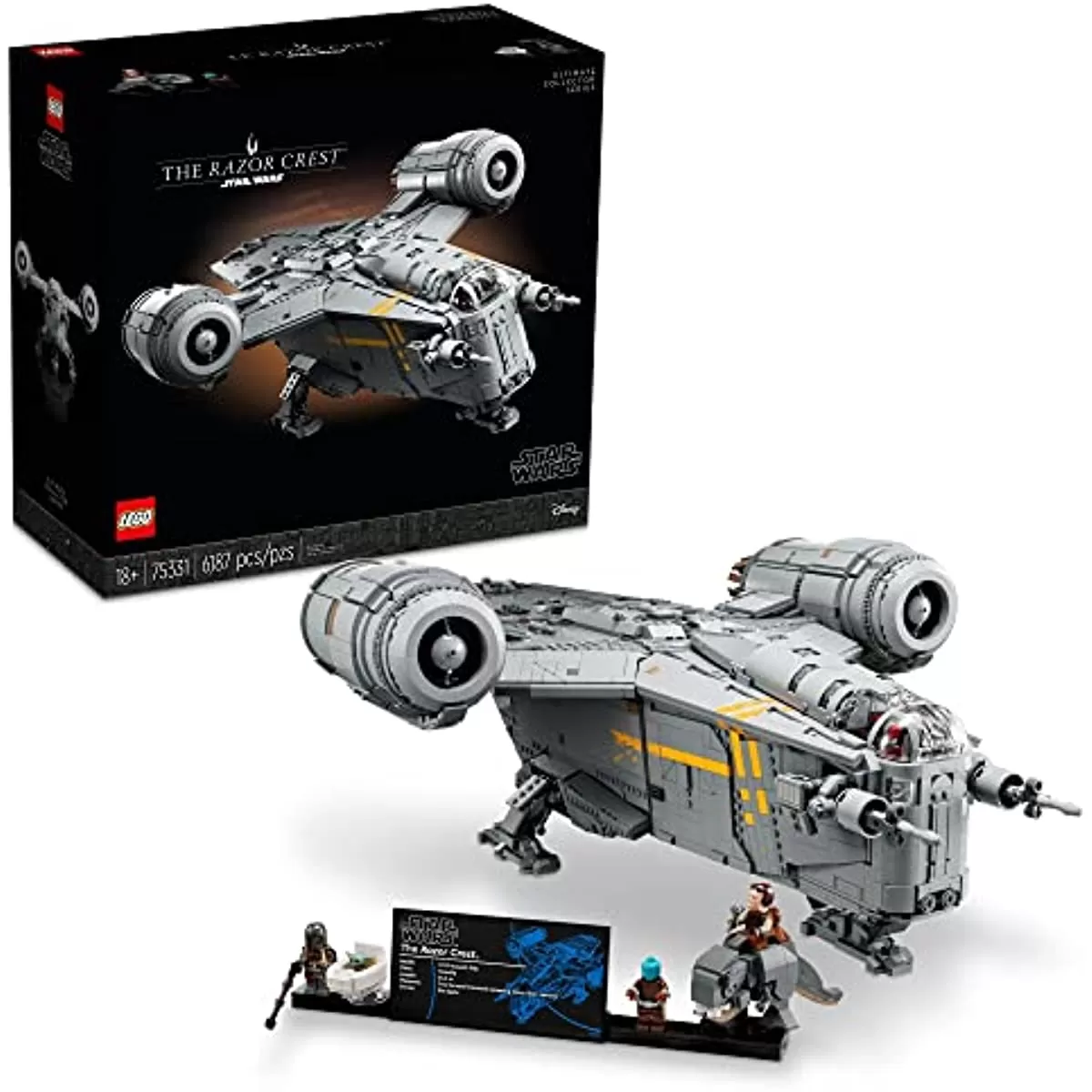 - Star Wars The Razor Crest 75331 UCS Set, Ultimate Collectors Series Starship Model Kit for Adults, Large Iconic The Mandalorian Memorabilia Collectable