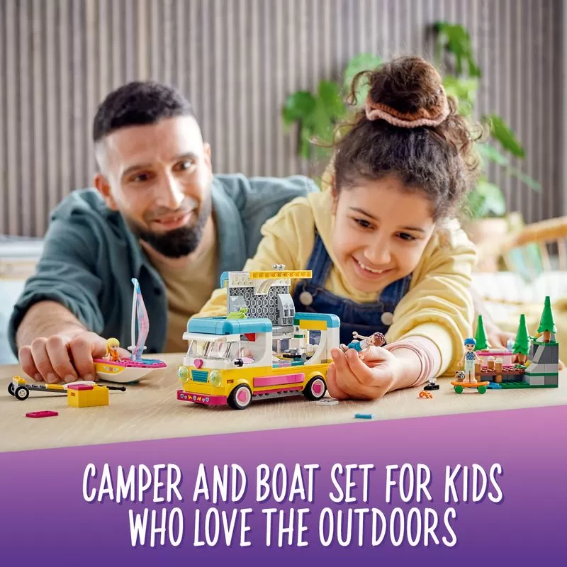 - 41681 FRIENDS FOREST CAMPER VAN AND SAILBOAT
