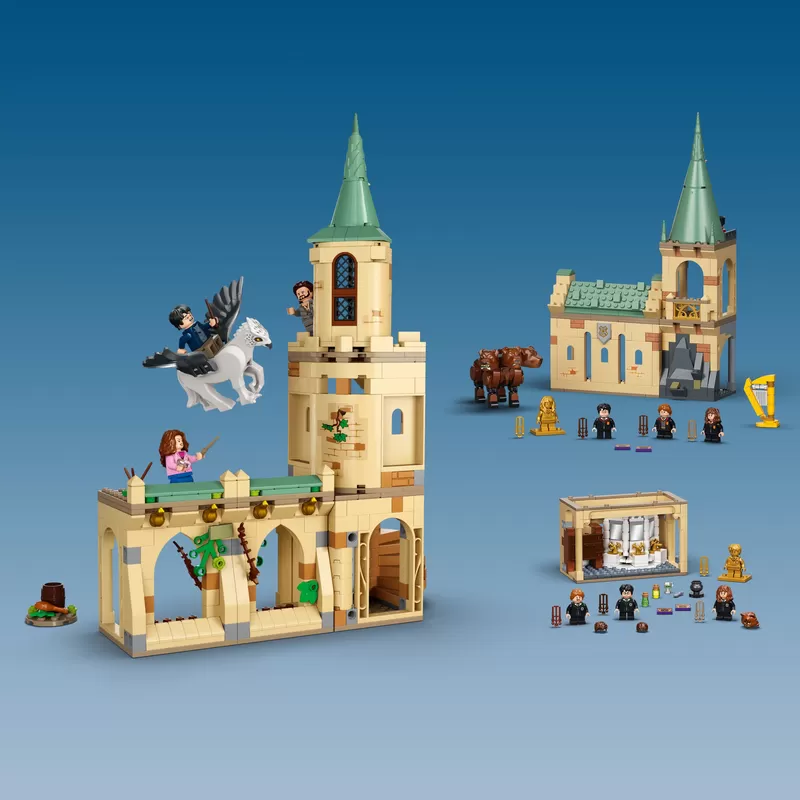 -® 76401 HARRY POTTERTM HOGWARTSTM COURTYARD: SIRIUS’S RESCUE BUILDING KIT