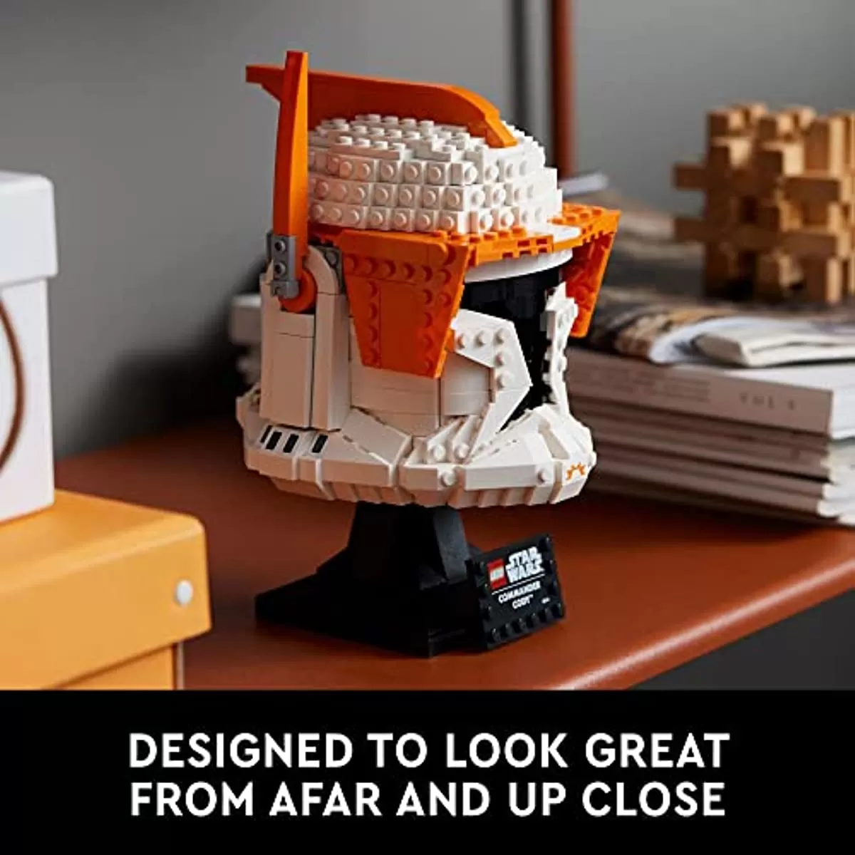- Star Wars Clone Commander Cody Helmet 75350 Collectible Set for Adults, The Clone Wars Memorabilia, Collection Gift Idea, Decor Display Model,766 Pieces