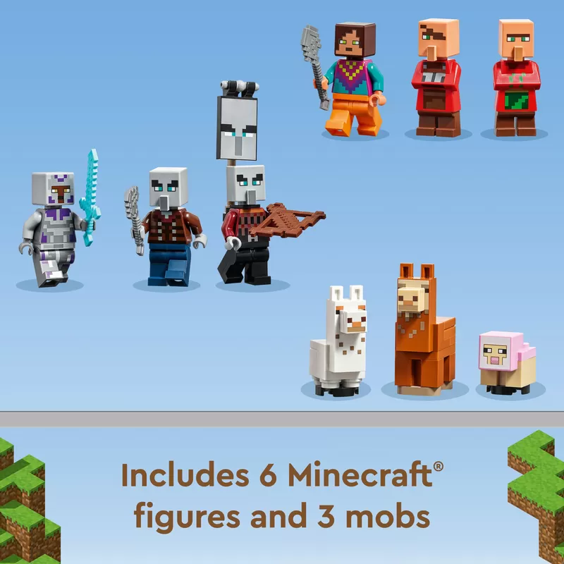 - 21188 MINECRAFT THE LLAMA VILLAGE