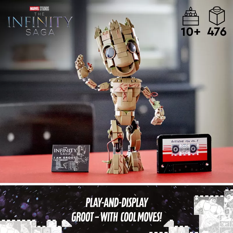 - 76217 SUPER HEROES MARVEL I AM GROOT
