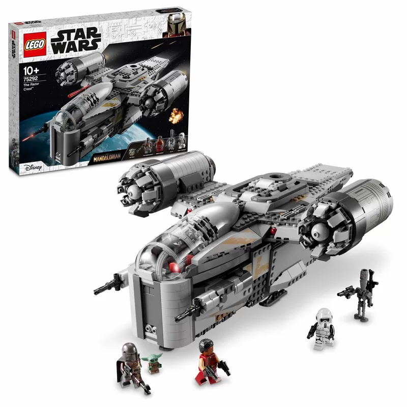 - -: THE MANDALORIAN THE RAZOR CREST 75292 BUILDING KIT