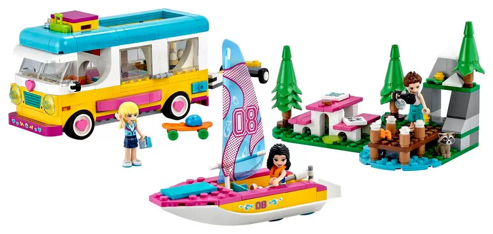 - 41681 FRIENDS FOREST CAMPER VAN AND SAILBOAT