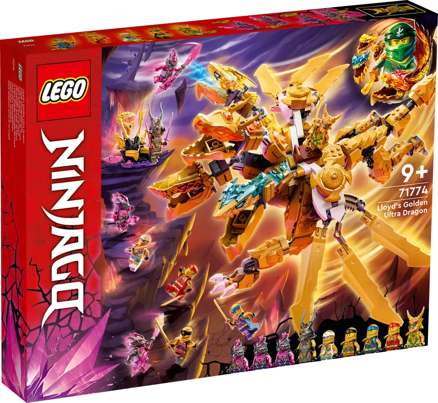 - 71774 NINJAGO LLOYD'S GOLDEN ULTRA DRAGON