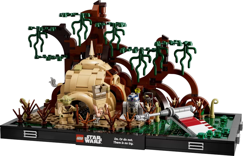 - - DAGOBAH JEDI TRAINING DIORAMA 75330 BUILDING KIT