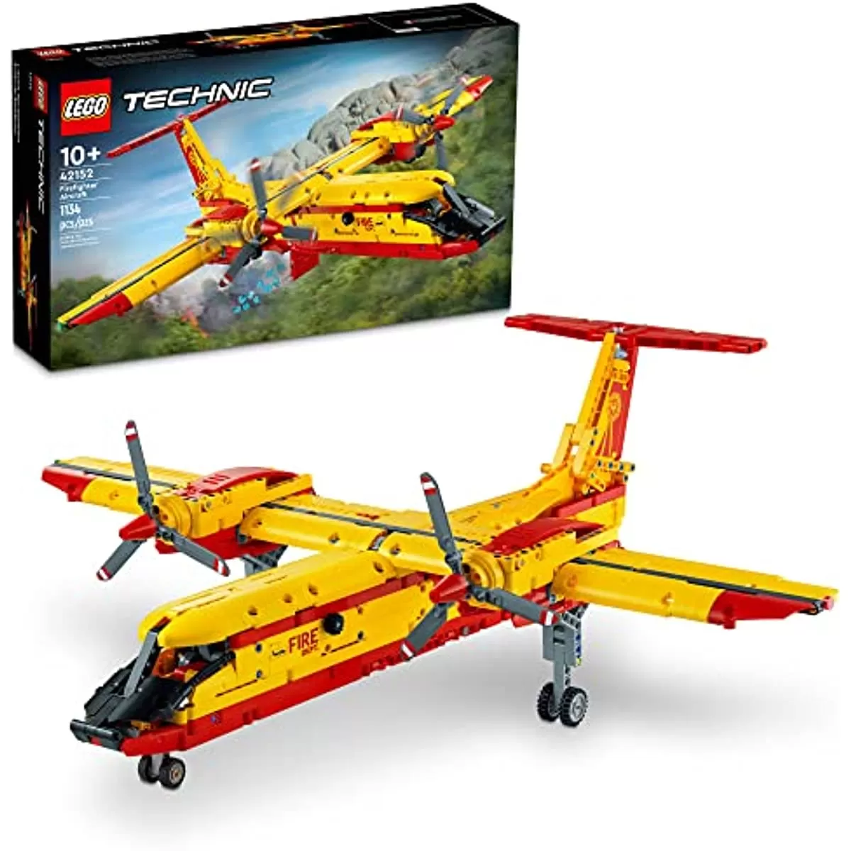 - Technic Firefighter Aircraft 42152 Model Airplane Toy for Kids