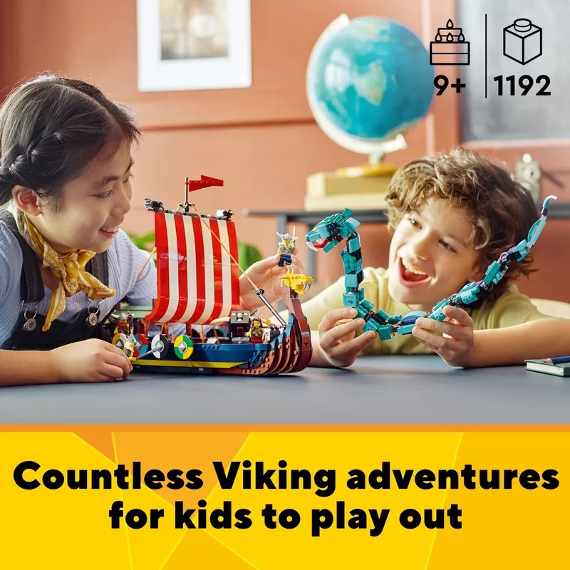 - 31132 CREATOR VIKING SHIP AND THE MIDGARD SERPENT