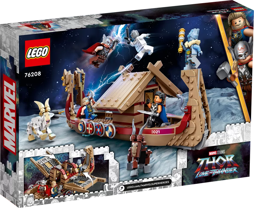 - 76208 SUPER HEROES MARVEL THOR THE GOAT BOAT