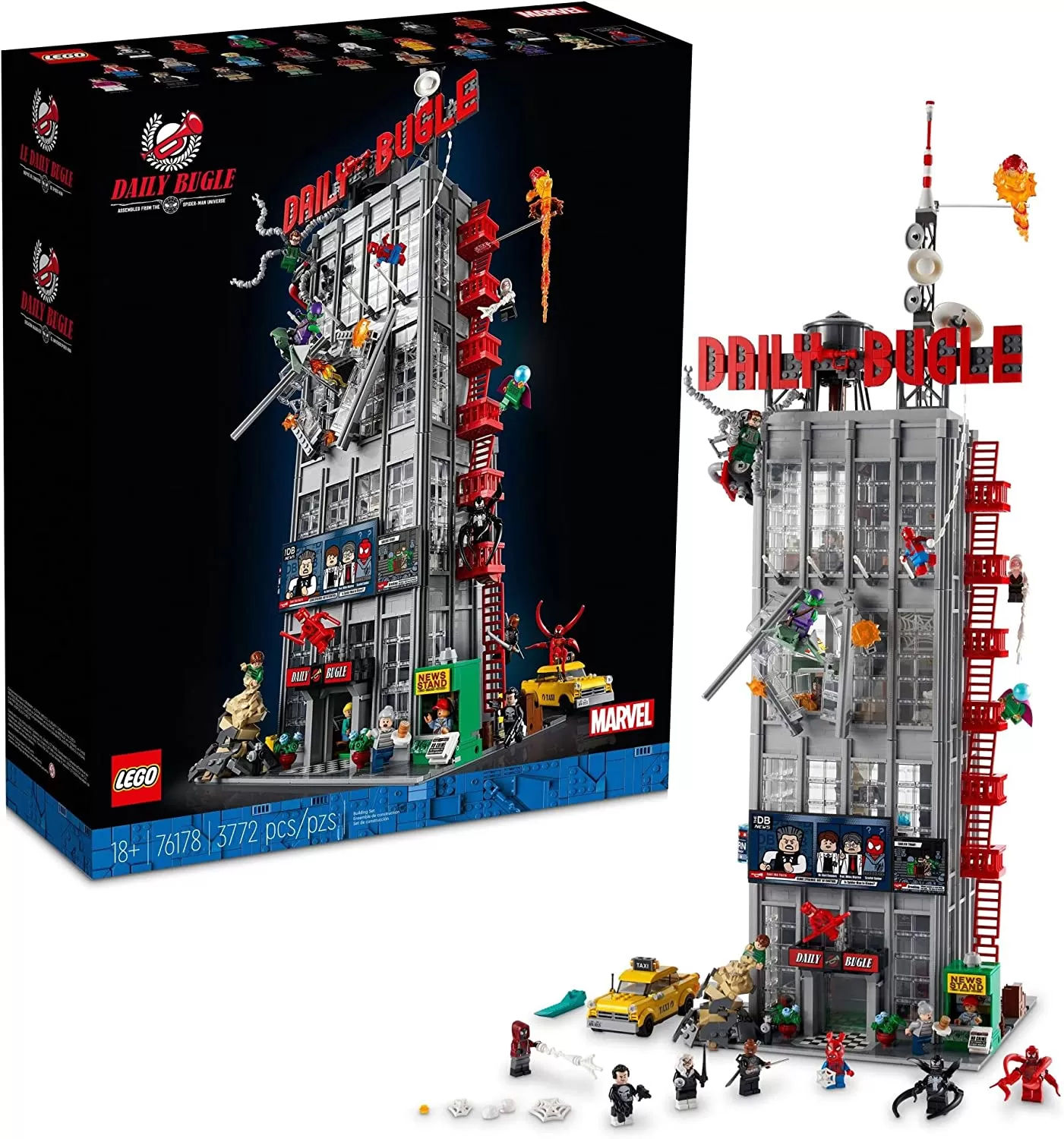 - Marvel Super Heroes Daily Bugle 76178 Building Set for Adults (3772 Pieces)