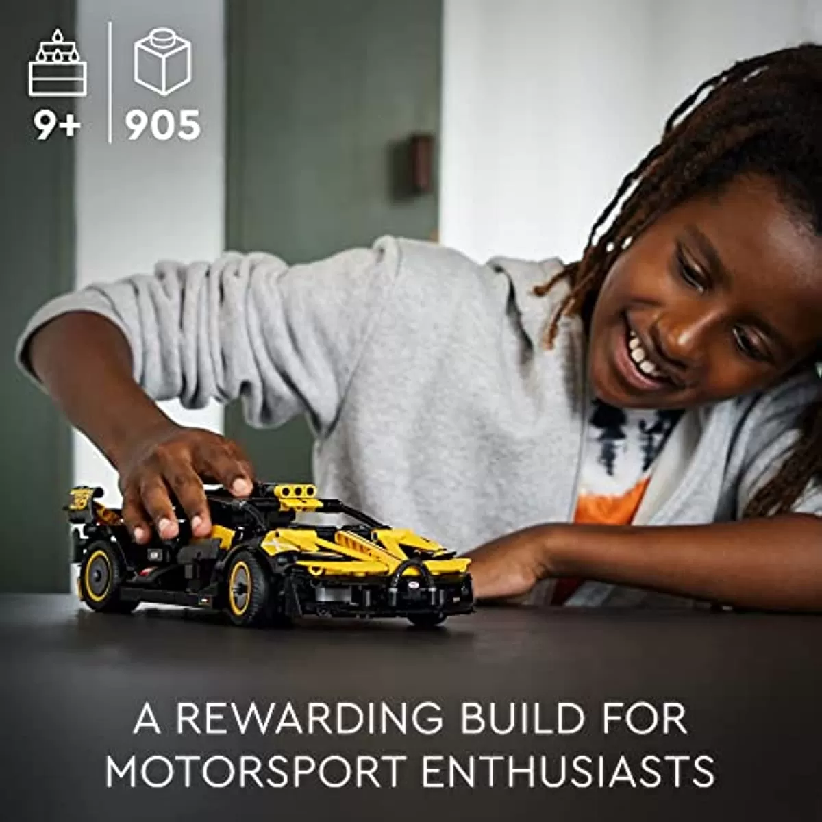 - Technic Bugatti Bolide Racing Car 42151, Model Building Set, Race Engineering Toys, Collectible Iconic Sports Vehicle Construction Kit