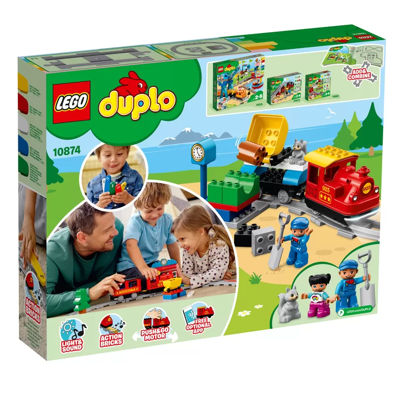 - DUPLO STEAM TRAIN 10874 BUILDING BLOCKS