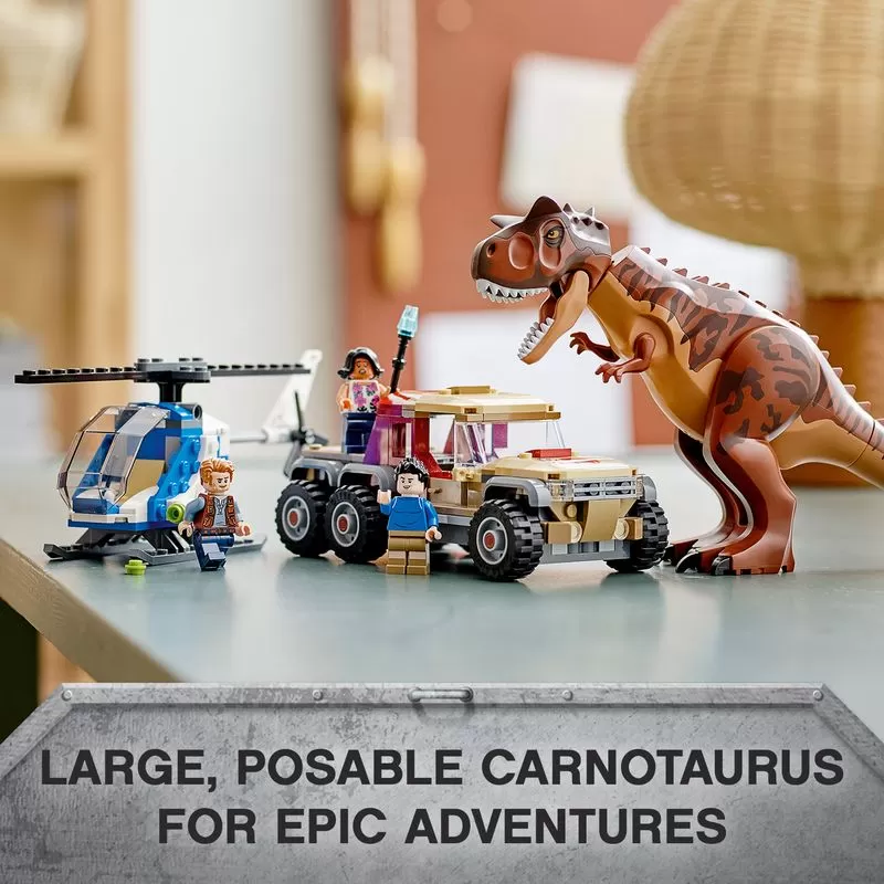 - 76941 JURASSIC WORLD CARNOTAURUS DINOSAUR CHASE