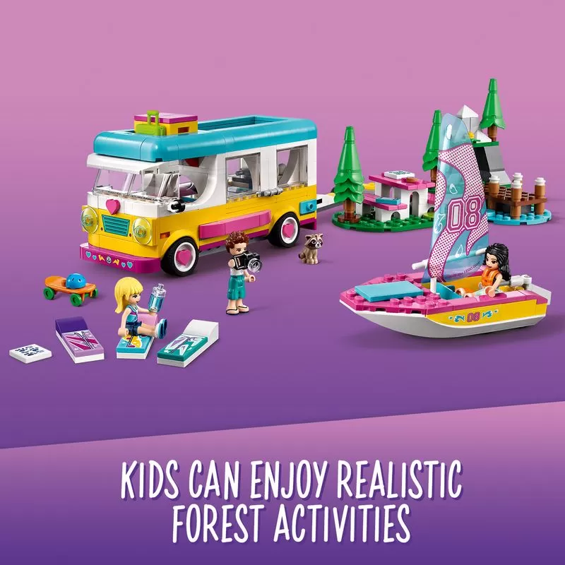 - 41681 FRIENDS FOREST CAMPER VAN AND SAILBOAT