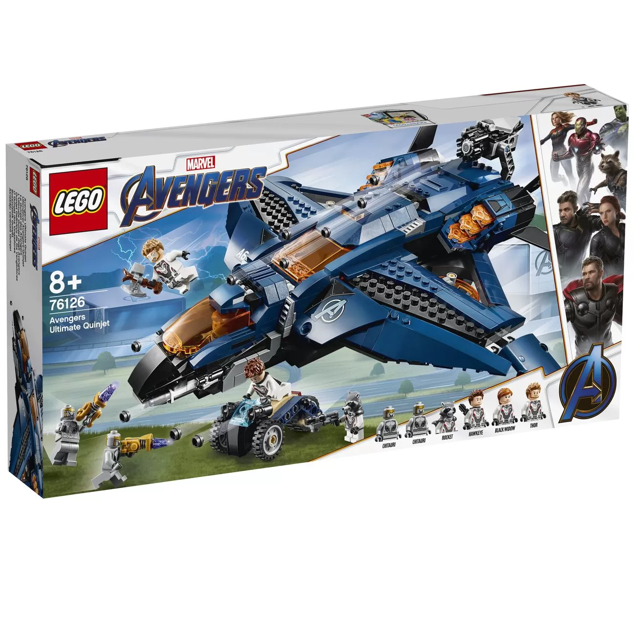 - 76126 MARVEL SUPER HEROES AVENGERS ULTIMATE QUINJET