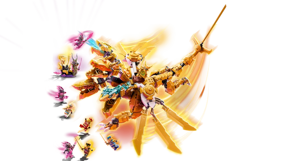 - 71774 NINJAGO LLOYD'S GOLDEN ULTRA DRAGON